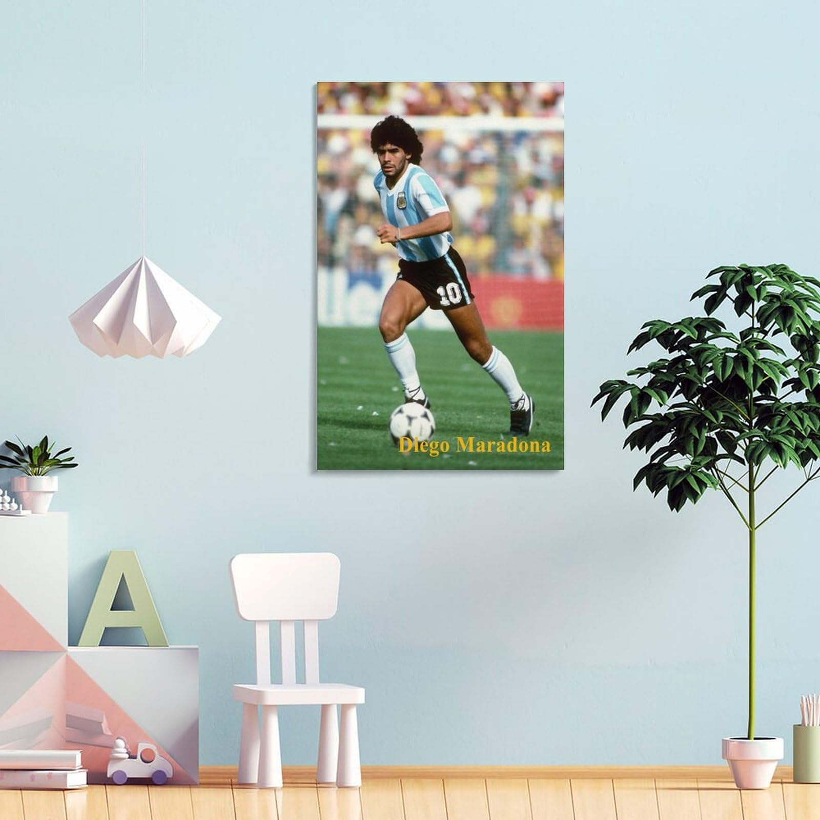 ディエゴ・マラドーナ & ペレ ポスター Amazon.co.jp: ディエゴマラドーナポスター壁の絵サッカー 印刷